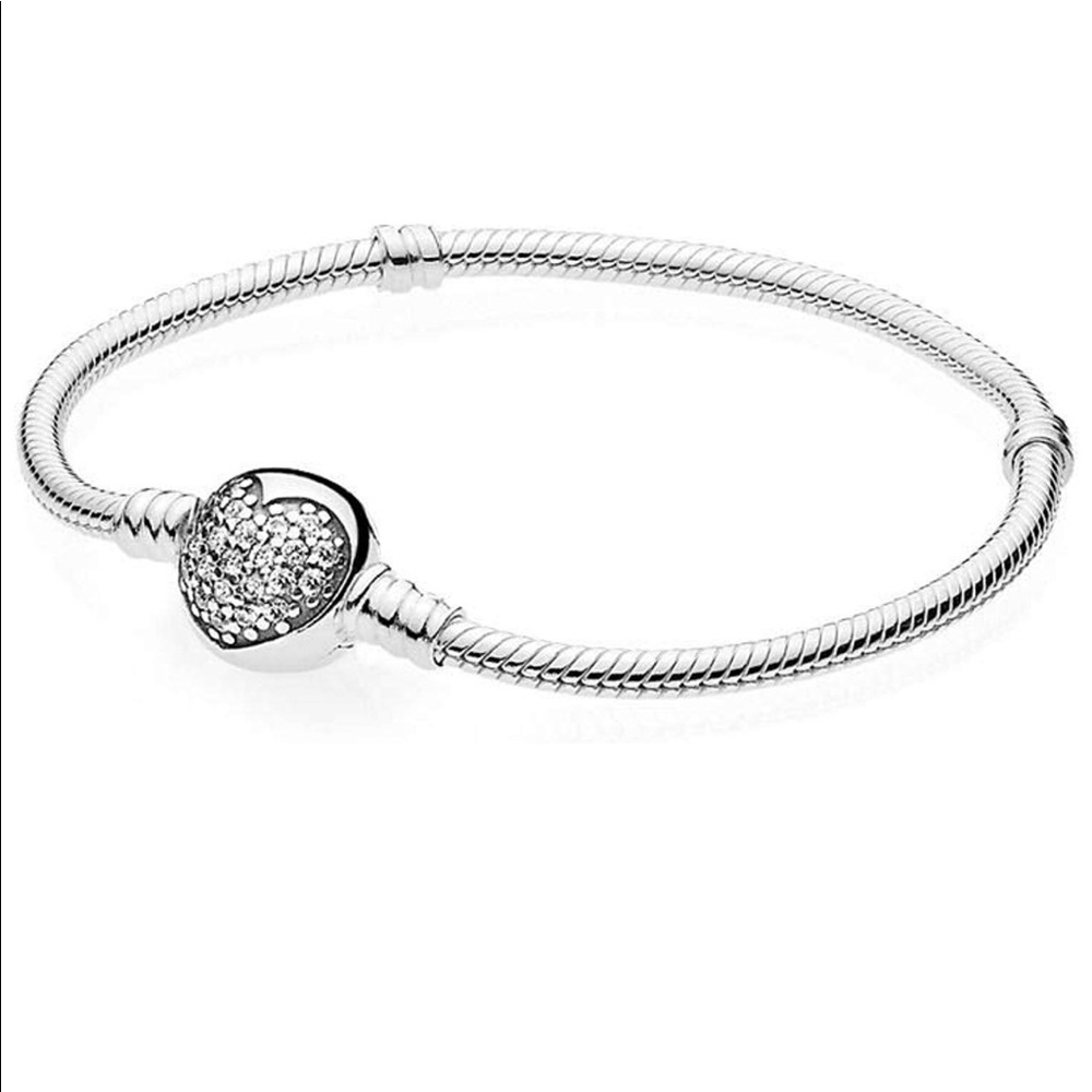 Pandora Sparkling Heart Bracelet